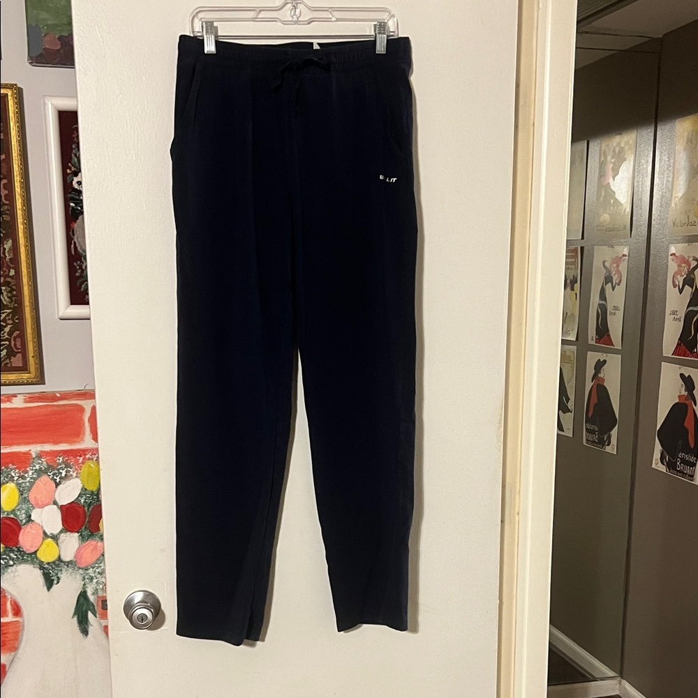 Willet mens navy elastic drawstring waist soft pants